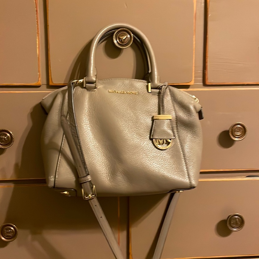 Michael Kors tan crossbody/ shoulder bag and Michael Kors wallet